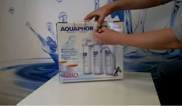 Filtry do wody AQUAPHOR TRIO z wylewką do czystej wody 